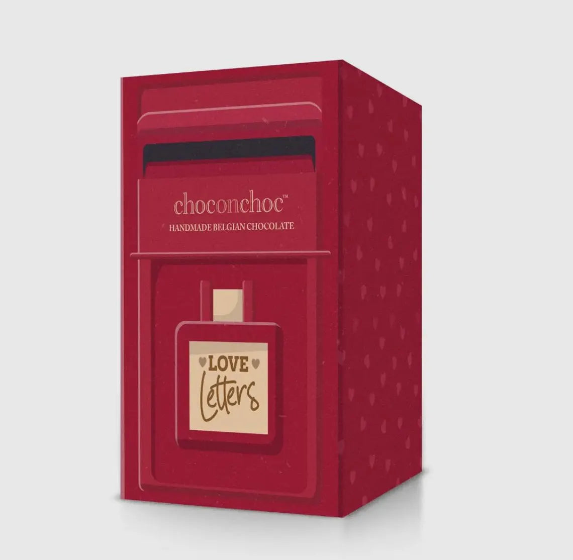 Chocolate Love Letters Gift Box – Handmade Belgian Chocolate Message Gift – Romantic Chocolate Letterbox Gift – Valentine's Day, Anniversary & Special Occasion Chocolate