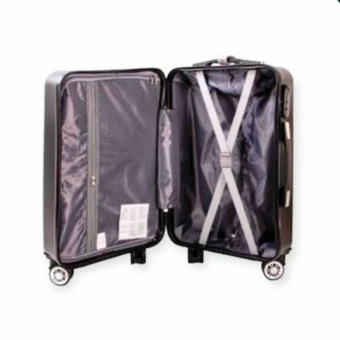 4 Double Wheel 360° Hard Case Cabin Suitcase Trolley – Lightweight, Durable & Scratch-Resistant with Combination Lock