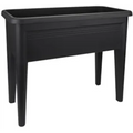 Elho Grow Table XXL Green & Black – Raised Plant Growing Table with Drainage System