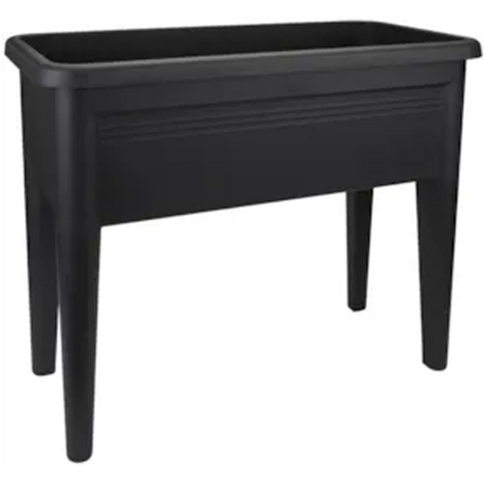 Elho Grow Table XXL Green & Black – Raised Plant Growing Table with Drainage System