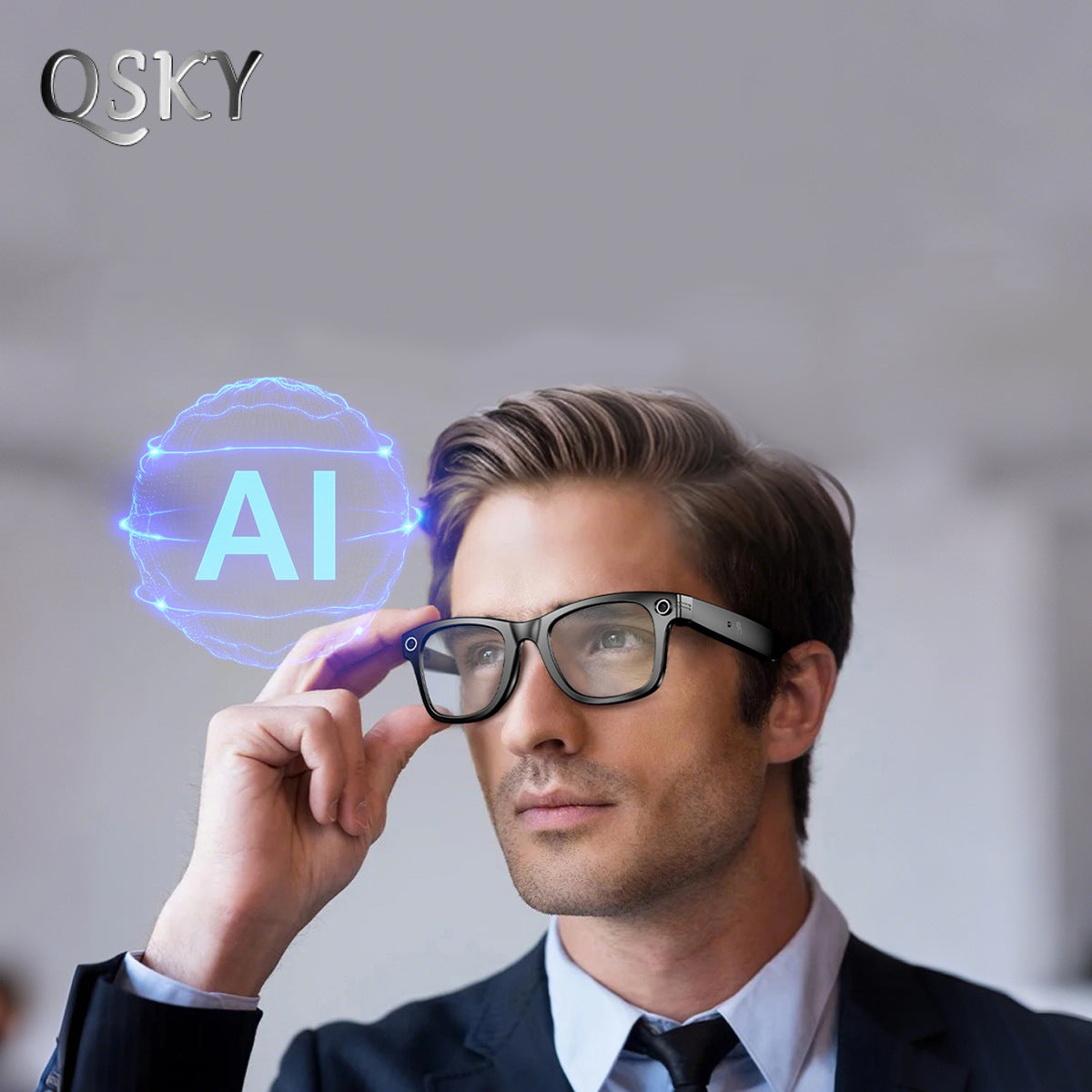 AI Camera Smart Video Sunglasses – HD Photo Shooting, Anti-Shake Recording, Smart Call & Real-Time Translation Glasses