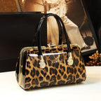 Famous Brand Retro Vintage Designer PU Leather Portable Stylish Big Size Messenger Bag for Women