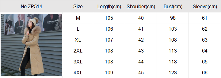 Women's Oversized Long Winter Parka – Hooded Quilted Windproof Jacket