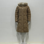 Women's Oversized Long Winter Parka – Hooded Quilted Windproof Jacket