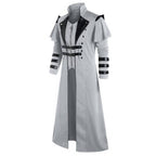 Men's Gothic Steampunk Hooded Jacket – Victorian Medieval Halloween Cosplay Costume