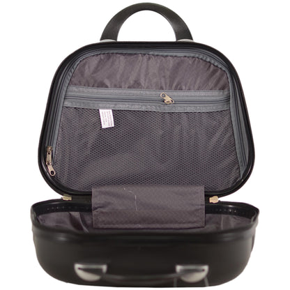 Set of 4 Hard Shell Trolley Suitcases – 4 Wheel 360° Spinner Lightweight Cabin & Travel Luggage Set