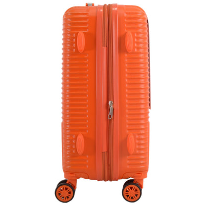 Set of 4 Hard Shell Trolley Suitcases – 4 Wheel 360° Spinner Lightweight Cabin & Travel Luggage Set