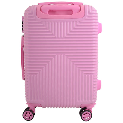 Set of 4 Hard Shell Trolley Suitcases – 4 Wheel 360° Spinner Lightweight Cabin & Travel Luggage Set
