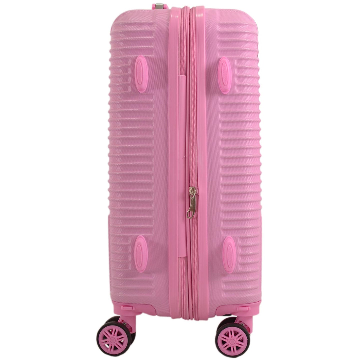 Set of 4 Hard Shell Trolley Suitcases – 4 Wheel 360° Spinner Lightweight Cabin & Travel Luggage Set