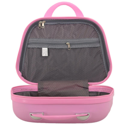 Set of 4 Hard Shell Trolley Suitcases – 4 Wheel 360° Spinner Lightweight Cabin & Travel Luggage Set