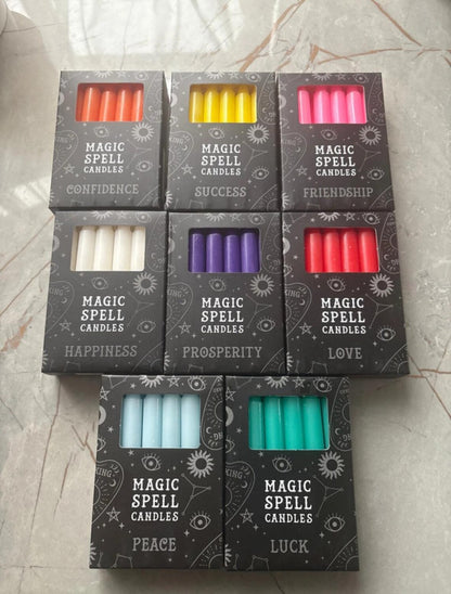 Magic Spell Candle – Handmade Ritual Candle for Manifestation, Protection & Positive Energy – Spiritual Candle for Meditation, Witchcraft & Altar Décor