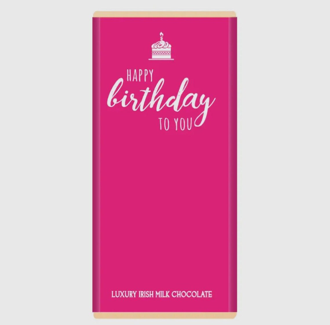 Luxury Happy Birthday Chocolate Gift Box – Handmade Belgian Chocolate Birthday Gift – Gourmet Birthday Chocolates – Premium Celebration Gift Box