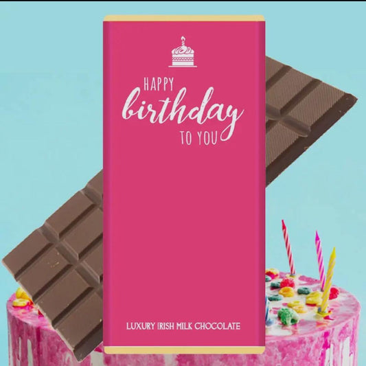 Luxury Happy Birthday Chocolate Gift Box – Handmade Belgian Chocolate Birthday Gift – Gourmet Birthday Chocolates – Premium Celebration Gift Box