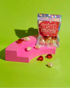 Pack of 10 Heart Bath Pearls – Strawberry & Vanilla Scented Bath Oil Beads – Moisturising Luxury Bath Pearls – Romantic Spa Gift & Self-Care Treat