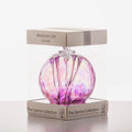 Spirit Ball 10cm Glass Orb – Crystal Gazing Ball with Stand – Decorative Clear Glass Sphere for Home Décor, Meditation & Photography Display