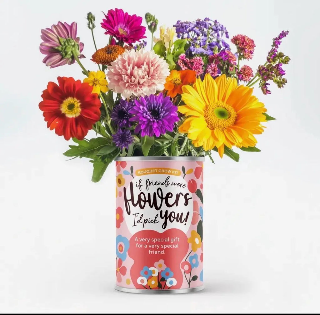 If Friends Were Flowers, I'd Pick You – Handmade Belgian Chocolate Gift Box – Thoughtful Friendship Chocolate Gift – Unique Thank You & Best Friend Present (110g)