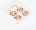 Handcrafted Copper Earrings – Artisan Copper Drop Earrings – Boho Statement Jewelry – Lightweight Handmade Earrings – Unique Gift for Women