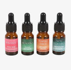 Manifestation Collection Blended Essential Oil Set – 4 x 10ml Aromatherapy Oils – Romance, Abundance, Positive Vibes & New Beginnings – Wellness & Meditation Gift Set