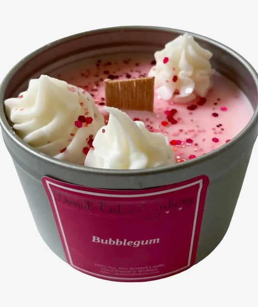 Bubble Gum Scented Candle – Handmade Soy Wax Candy Fragrance Candle – Sweet Nostalgic Home Scent – Fun Gift for Candle Lovers & Sweet Treat Fans