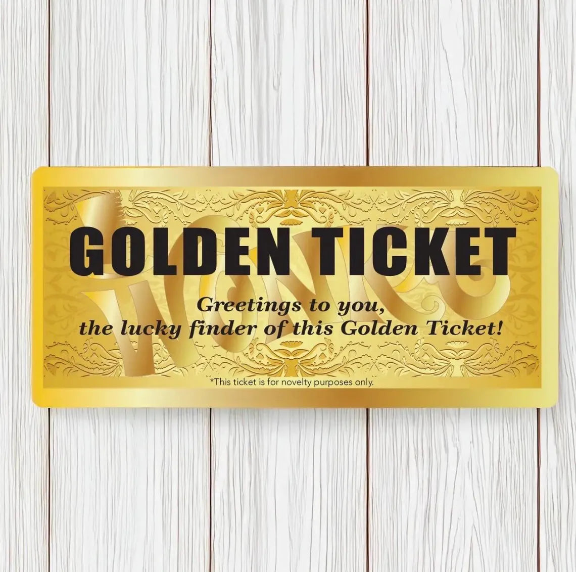 Purple Wonka Chocolate Bar with Golden Ticket – Handmade Belgian Milk Chocolate Gift – Chocolate Factory Inspired Novelty Chocolate Bar – Unique Birthday & Party Gift