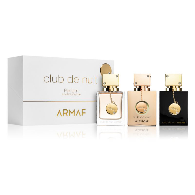 ARMAF Club De Nuit Pure Parfum 3-Piece Gift Set for Women – 3 x 30ml Luxury Fragrance Collection